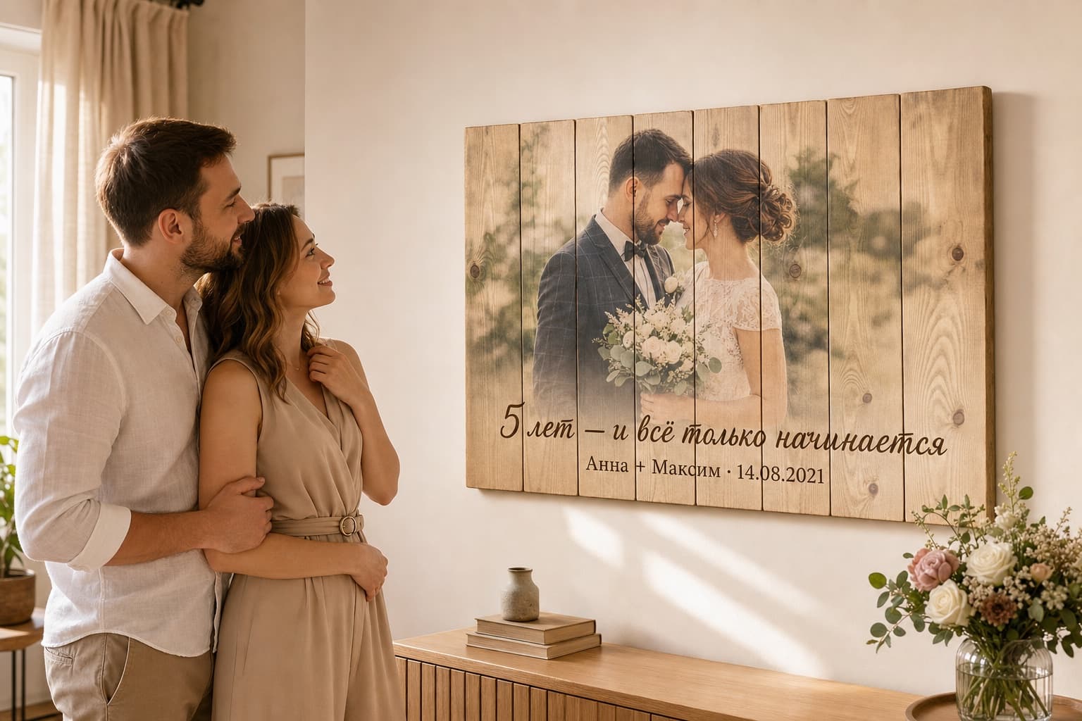 Деревянная свадьба: что подарить на 5 лет совместной жизни