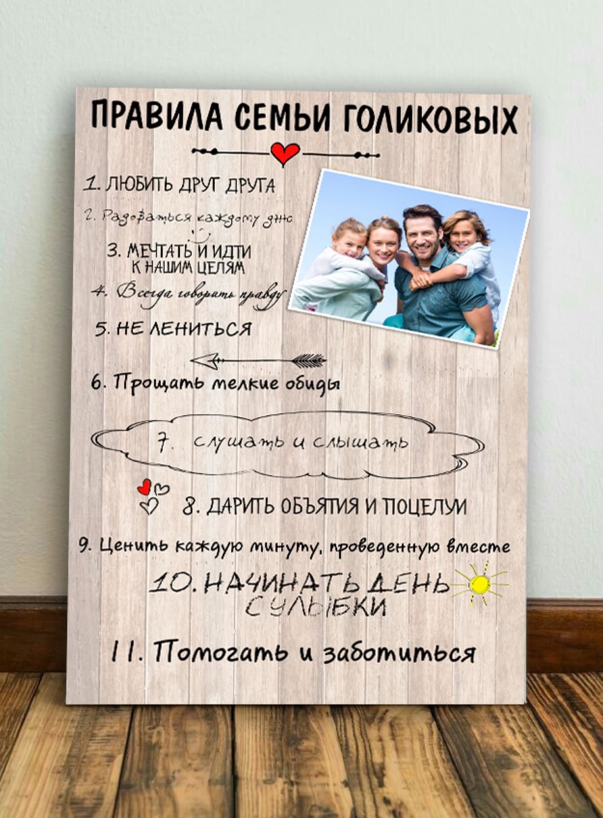 Правила нашего дома на дереве — пример работы 7