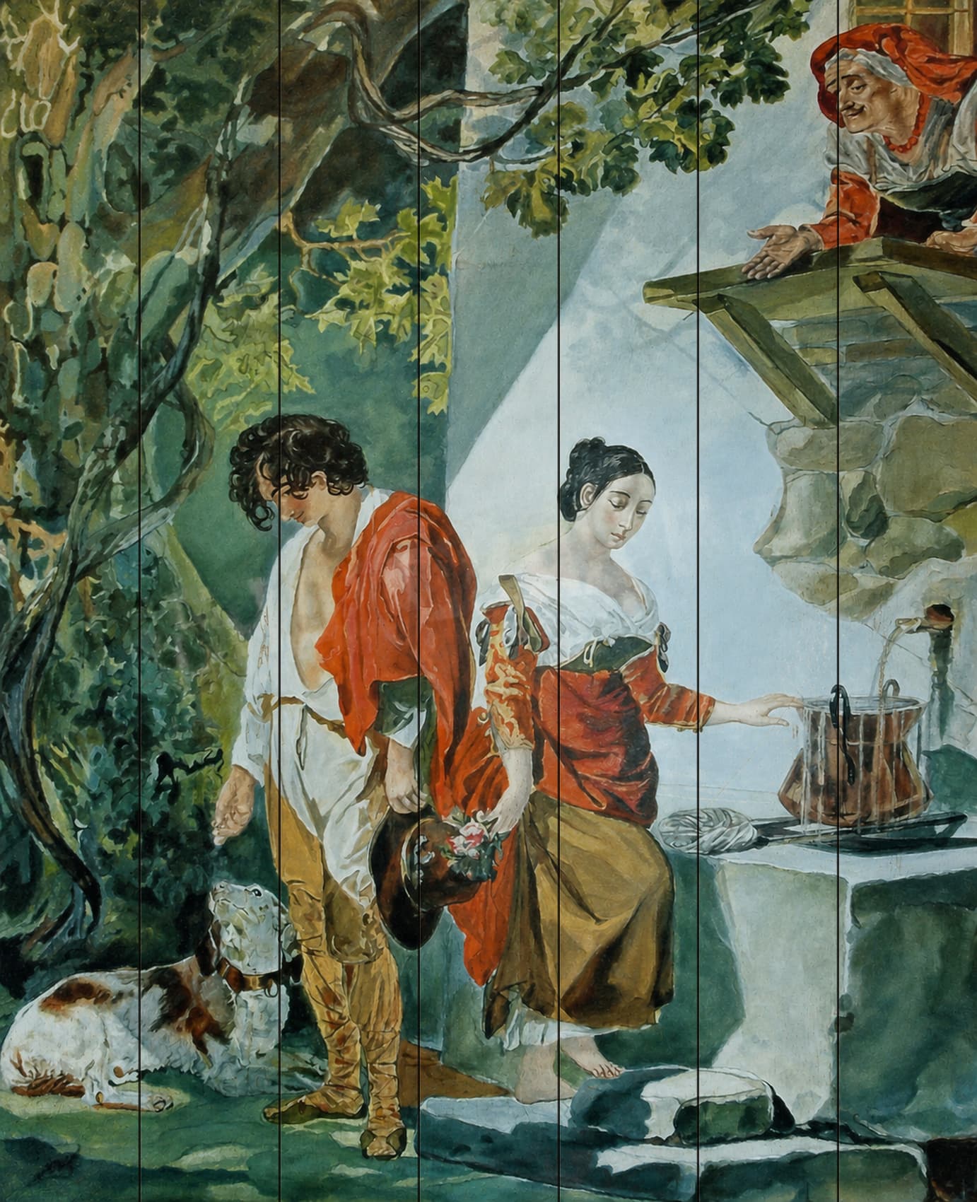 «Прерванное свидание», 1827 г — Карл Брюллов