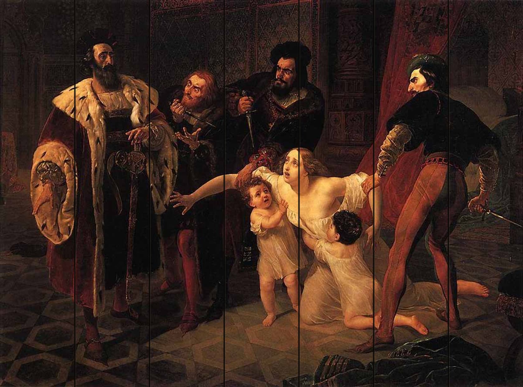 «Смерть Инессы де Кастро», 1841 г — Карл Брюллов