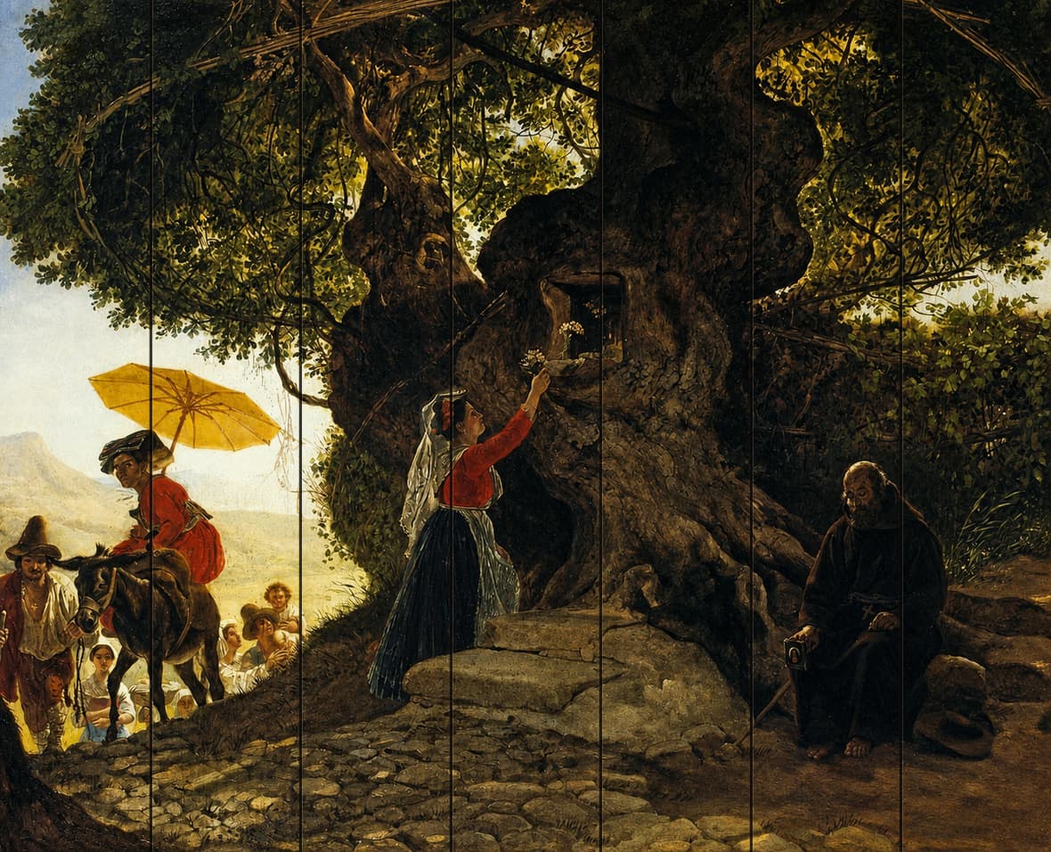 «У Богородицкого дуба», 1835 г — Карл Брюллов