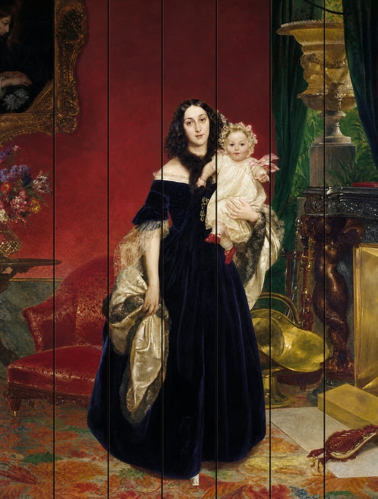 Портрет М. А. Бек, 1840 г — Карл Брюллов