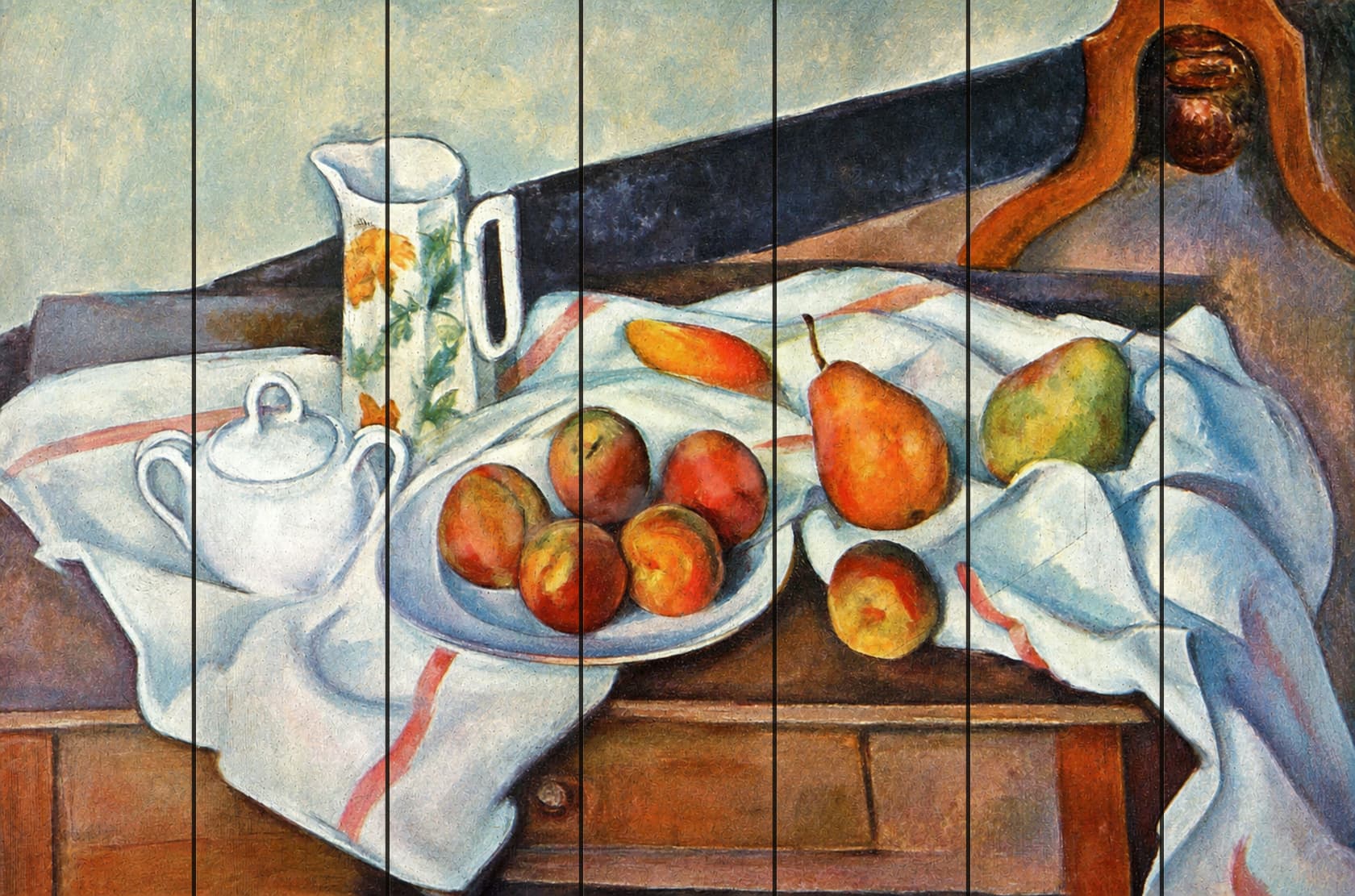 Персики и груши — Поль Сезанн