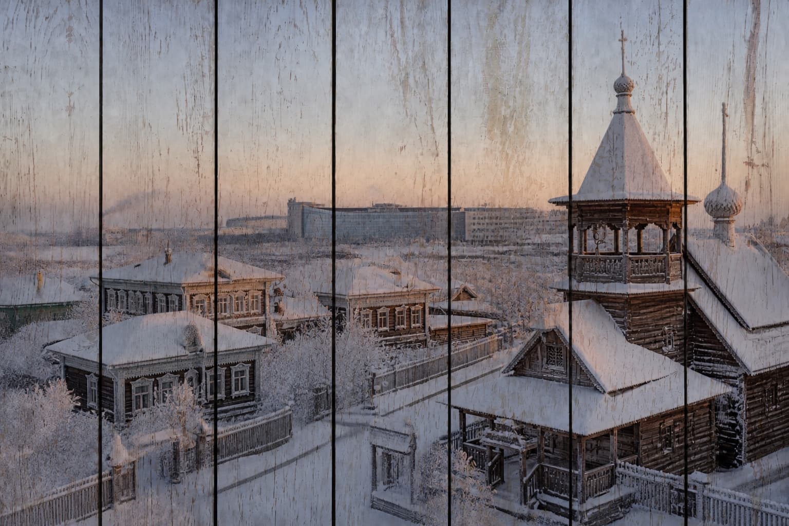 Старый Якутск зимой