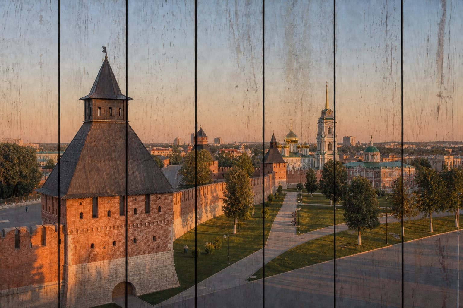 Тульский кремль на закате