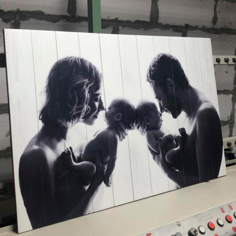Картина по фотографии на деревянных досках — работа мастерской, пример 6