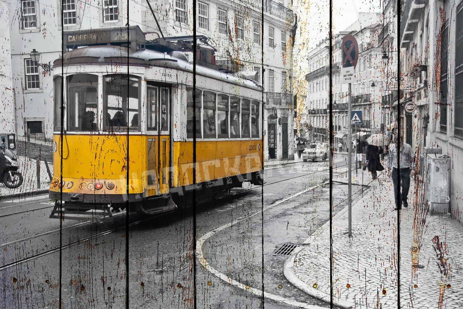 Картина на досках Города 26