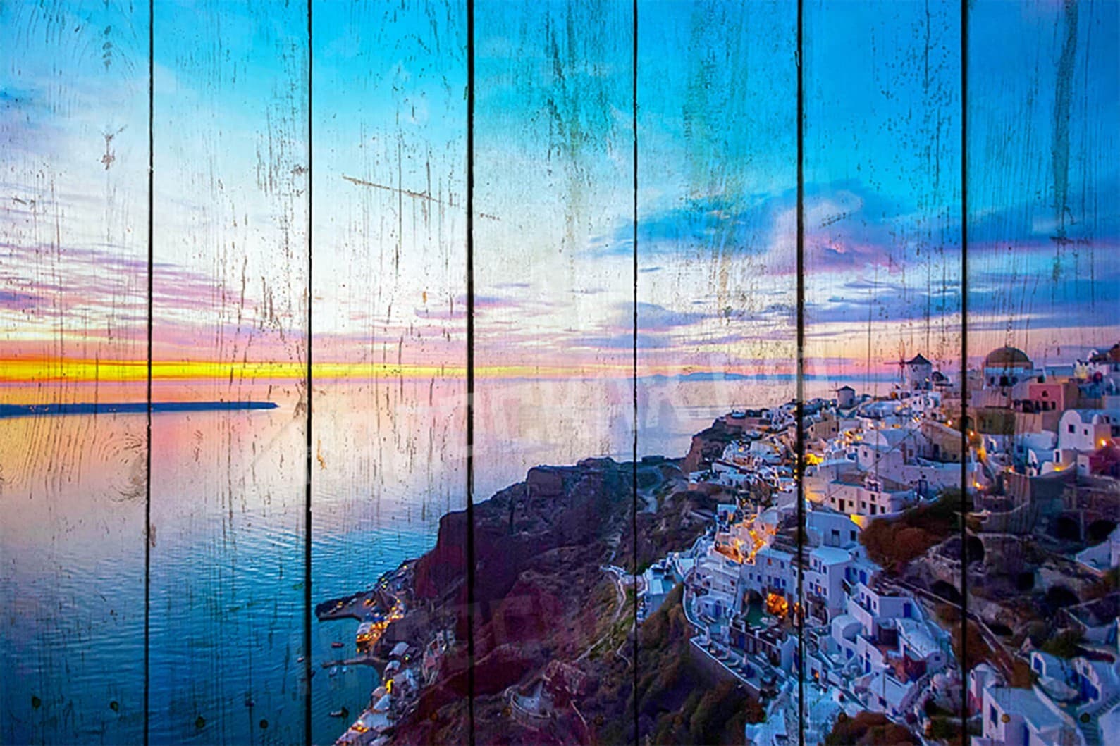 Картина на досках Города 2