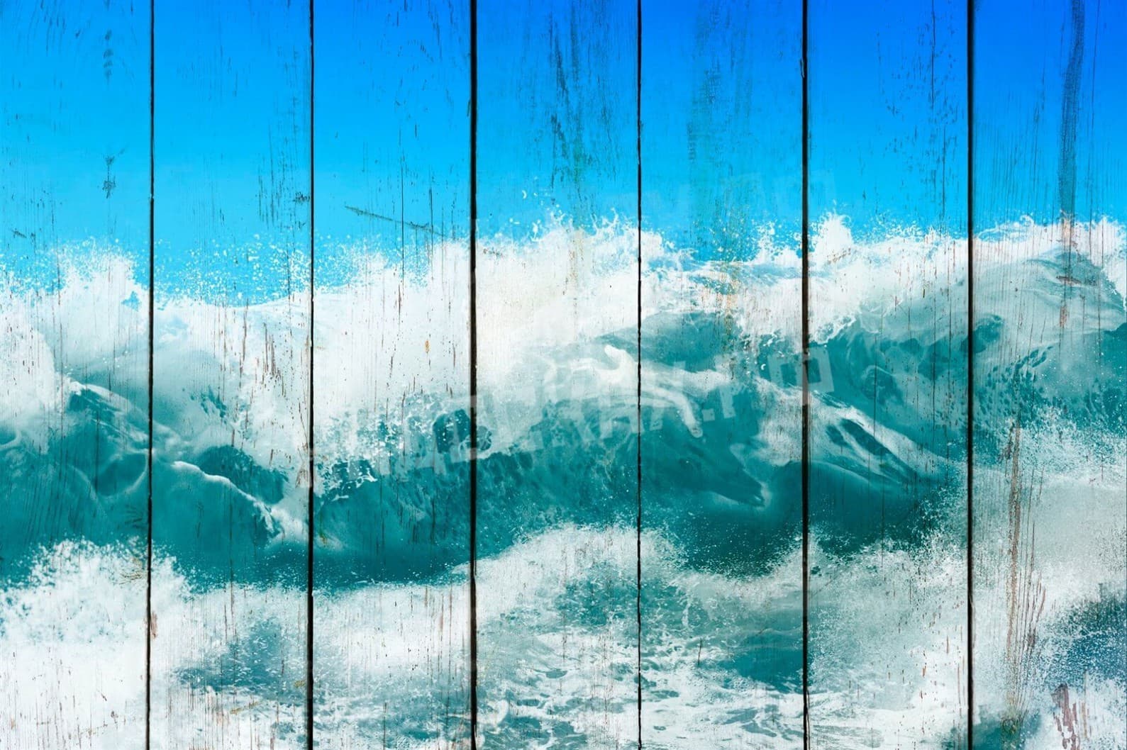 Картина на досках Море 30