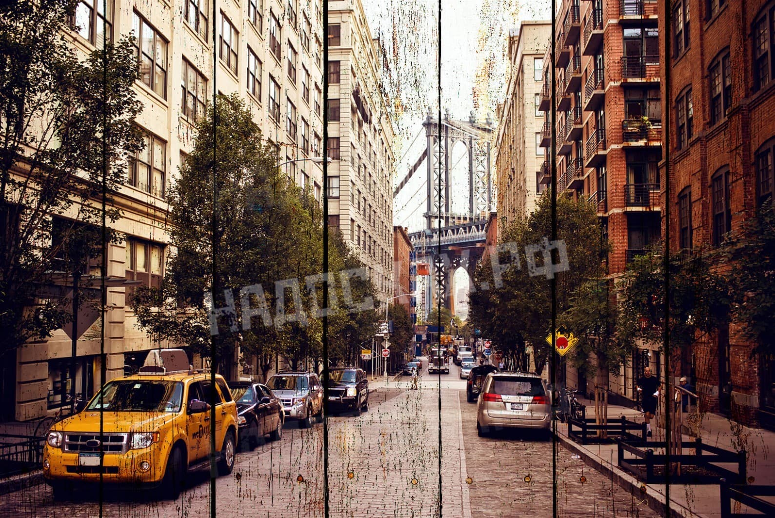 Картина на досках Города 25