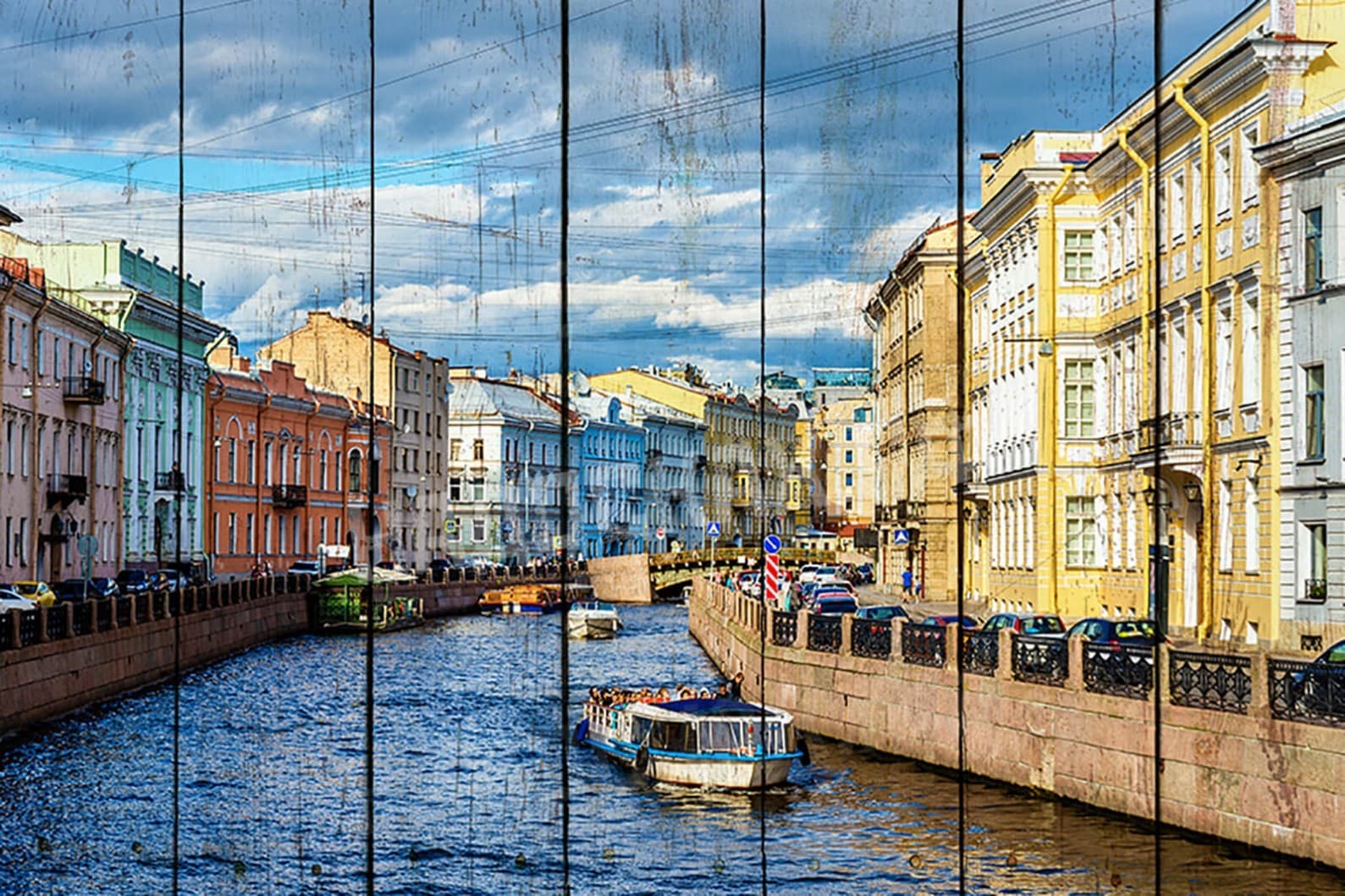 Картина на досках Города 37