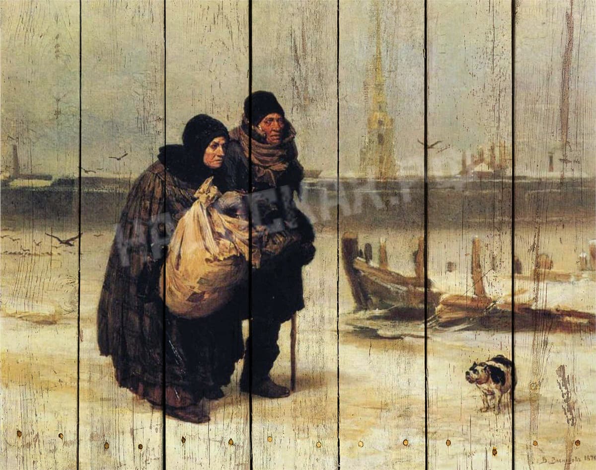 Картина на досках Васнецов. С квартиры на квартиру
