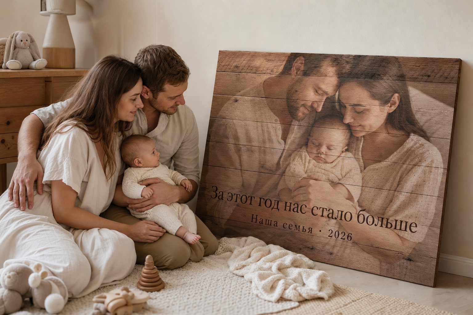 Работа по фотографии пары — печать прямо по массиву дерева