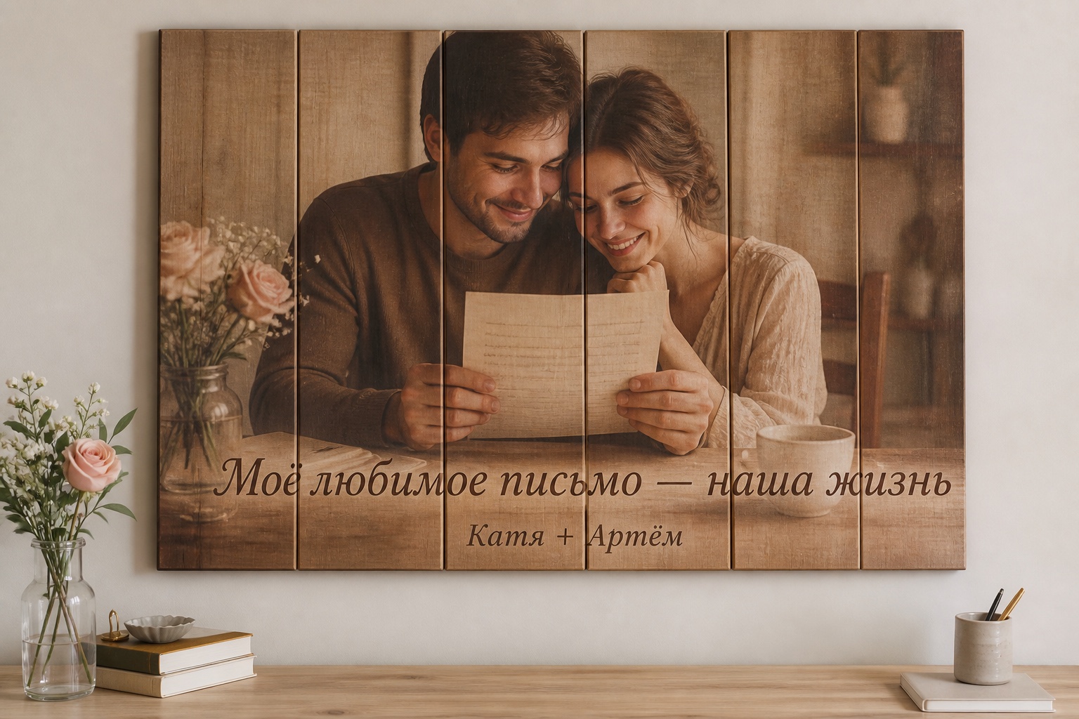 Свадебный кадр из архива после реставрации