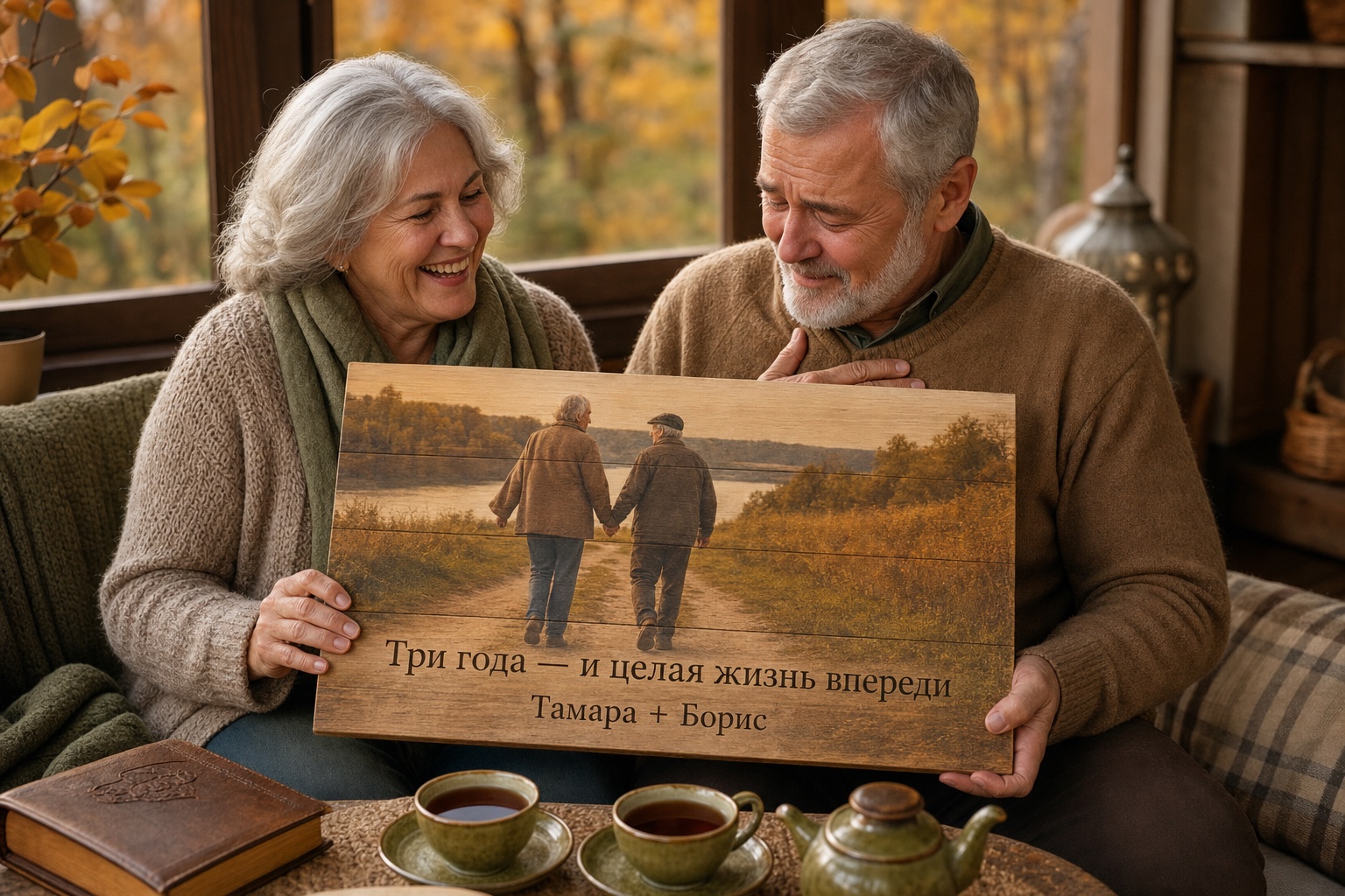 Картина на дереве по фотографии заказчика