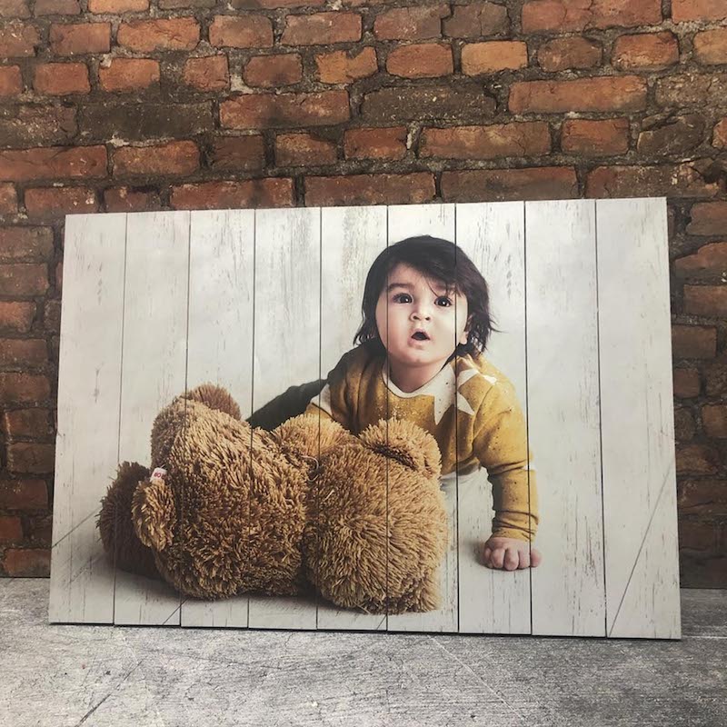 Картина на дереве по фотографии заказчика