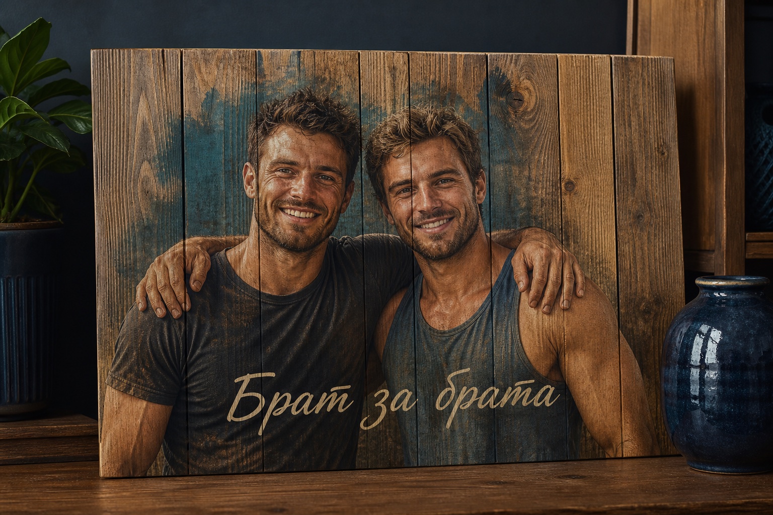 Печать прямо по доскам, без стекла и рамы