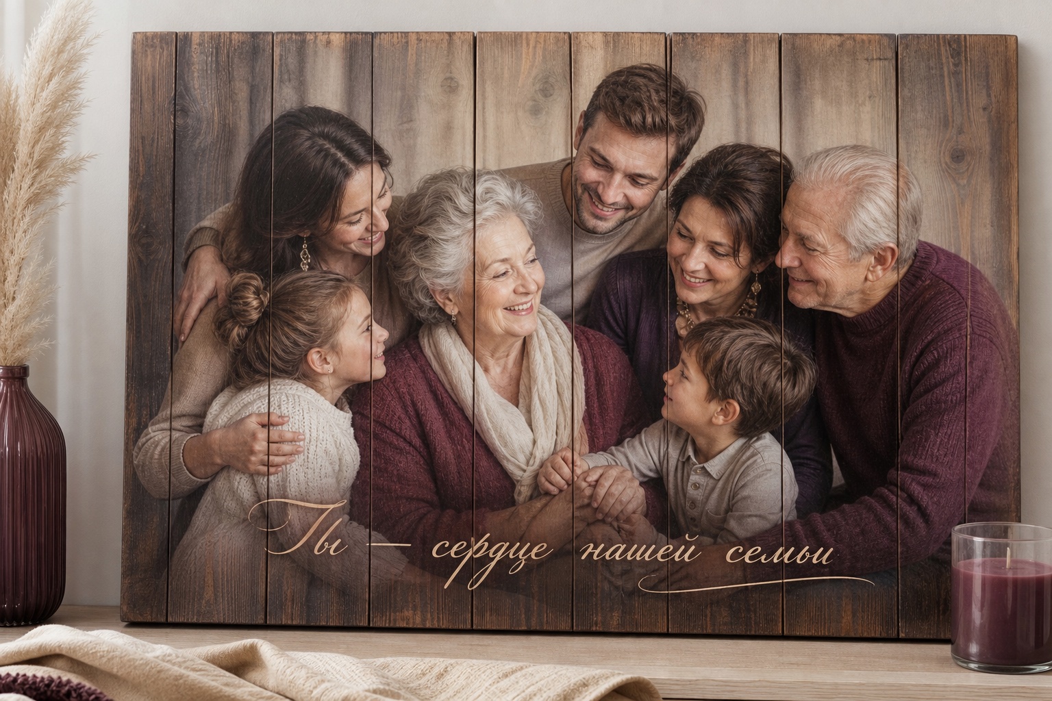 Старое фото из архива, восстановленное и напечатанное заново