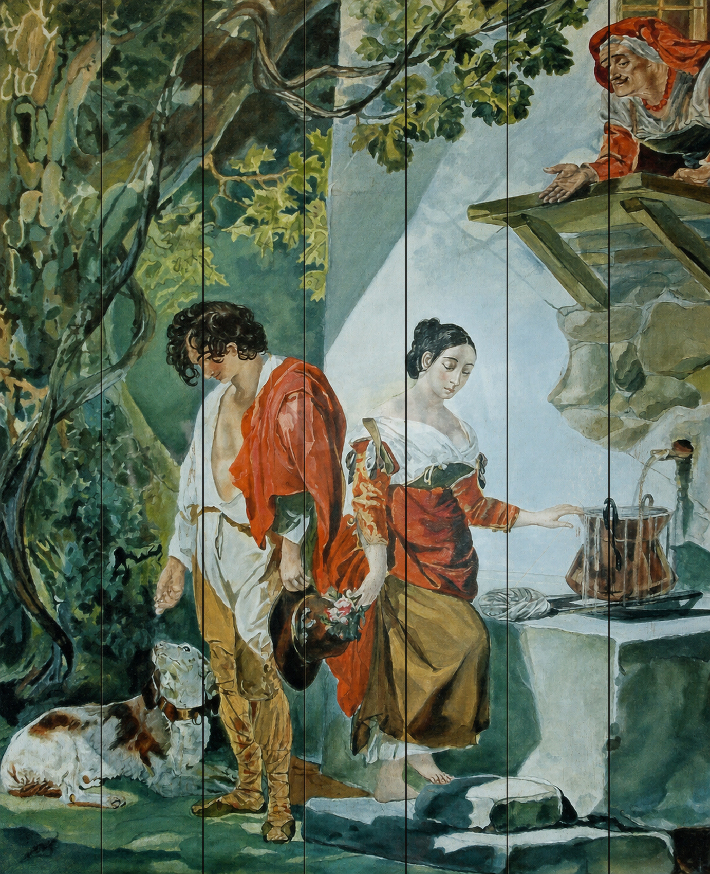 «Прерванное свидание», 1827 г — Карл Брюллов