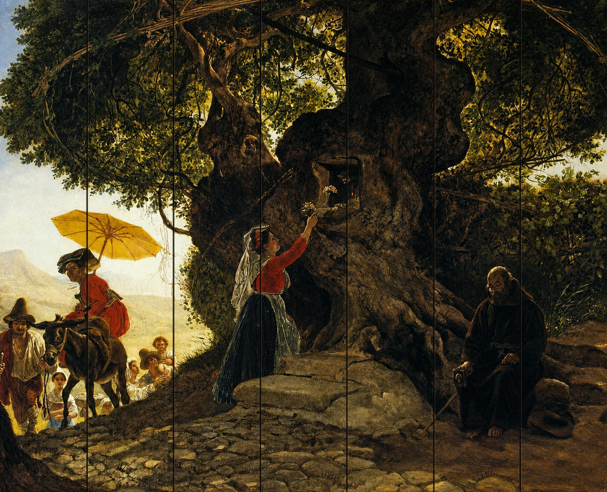 «У Богородицкого дуба», 1835 г — Карл Брюллов