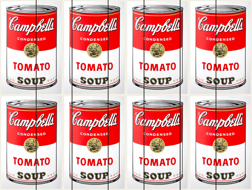 «Банки с супом Campbell» — Энди Уорхол